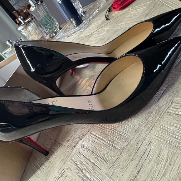 Christian Louboutin IRIZA 70 Patent Pumps โ Black (Size 38.5) - Picture 10 of 15